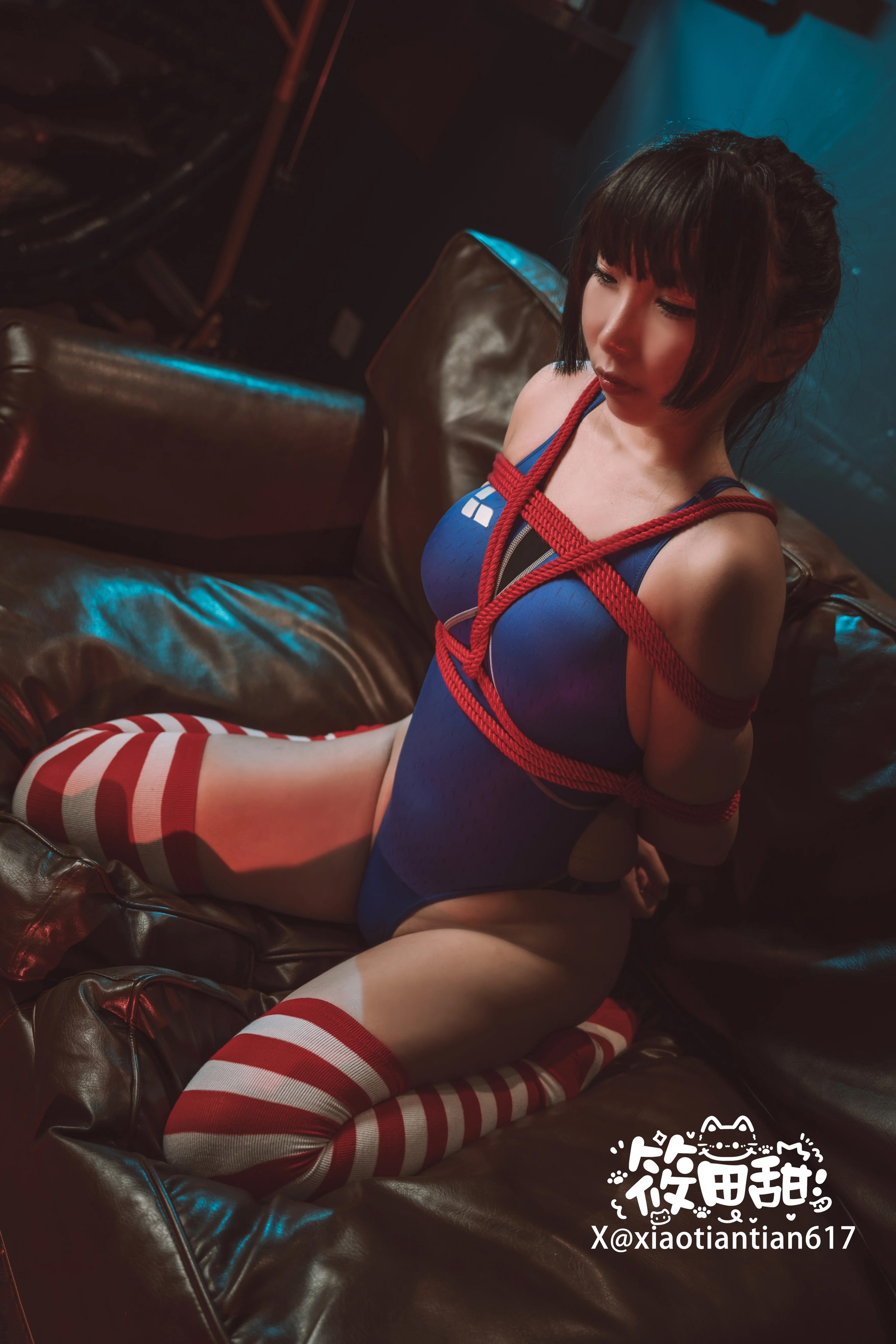 香草奶喵 - NO.015 (筱田甜) 竞泳绳艺[44P]-XikXak